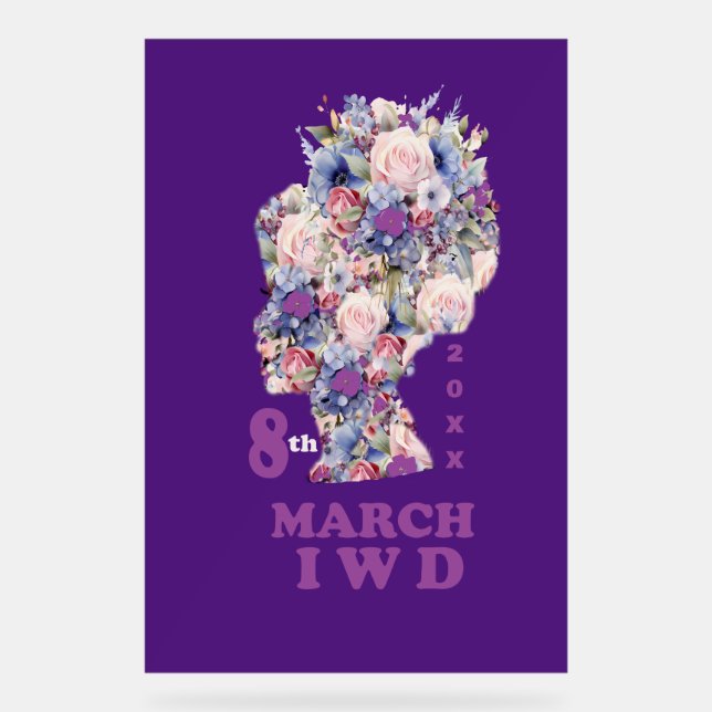 Panneau En Acrylique Célébrez la Journée internationale des femmes 2025 (Recto)