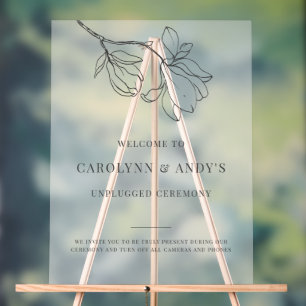 Panneau En Acrylique Cérémonie des Mariages débranchés de classe