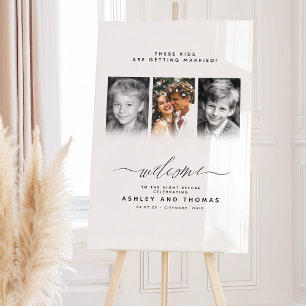 Panneau En Acrylique Ces Enfants Se Marient Bienvenue