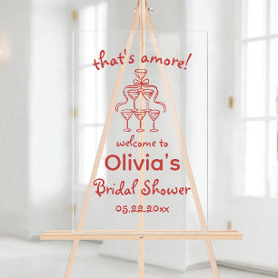 Panneau En Acrylique C'est l'Amour! Réception de mariage fantaisiste