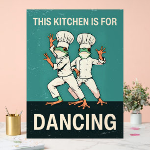 Panneau En Acrylique Cette cuisine est pour danser