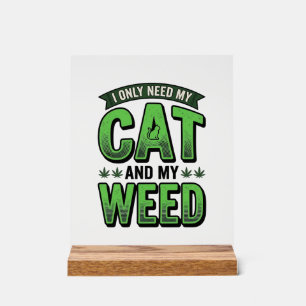 Panneau En Acrylique Chat et herbe engravure vintage pour t-shirt_1
