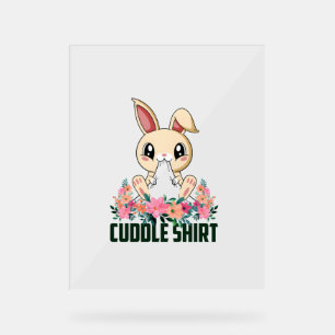 Panneau En Acrylique Chemise Cuddle Bunny Pyjamas Pyjamas Chemise Night