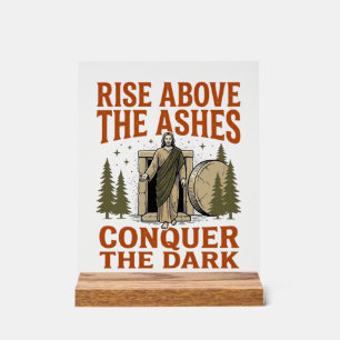 Panneau En Acrylique Chemise de citation de grotte de résurrection vint