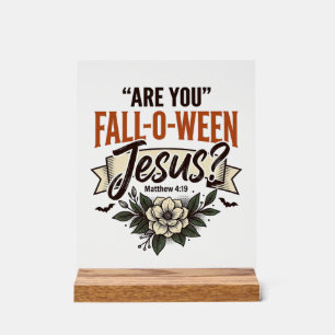 Panneau En Acrylique Chemise de gravure vintage Jésus Christian Fall-O-