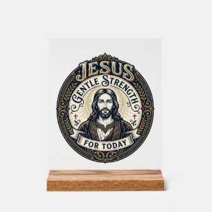 Panneau En Acrylique Chemise de soignant pour la mémoire de Jésus Alzhe