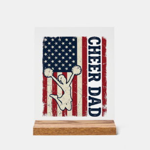 Panneau En Acrylique Chemise vectorielle drapeau américain patriotique