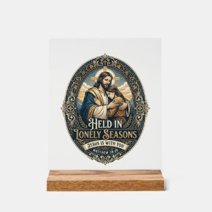 Panneau En Acrylique Chemise vintage d'encouragement pour veuve et veuf