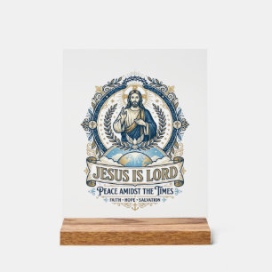 Panneau En Acrylique Chemise Vintage Eschatologie Prophétie Jésus Chrét