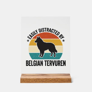 Panneau En Acrylique Chemise vintage pour amateur de Tervuren belge_1