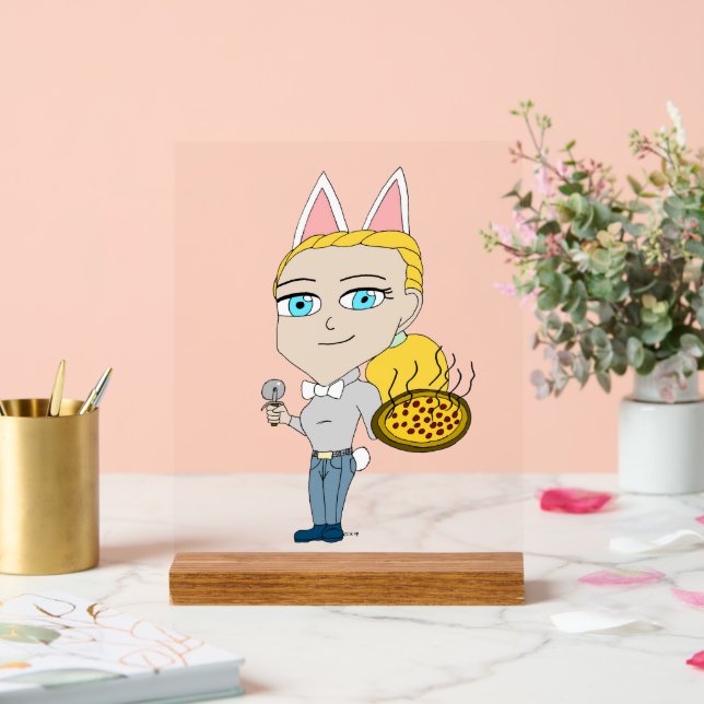 Panneau En Acrylique chibi (Mariage)