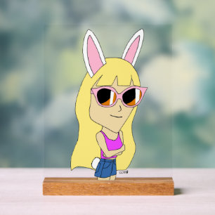 Panneau En Acrylique chibi bunnygirl