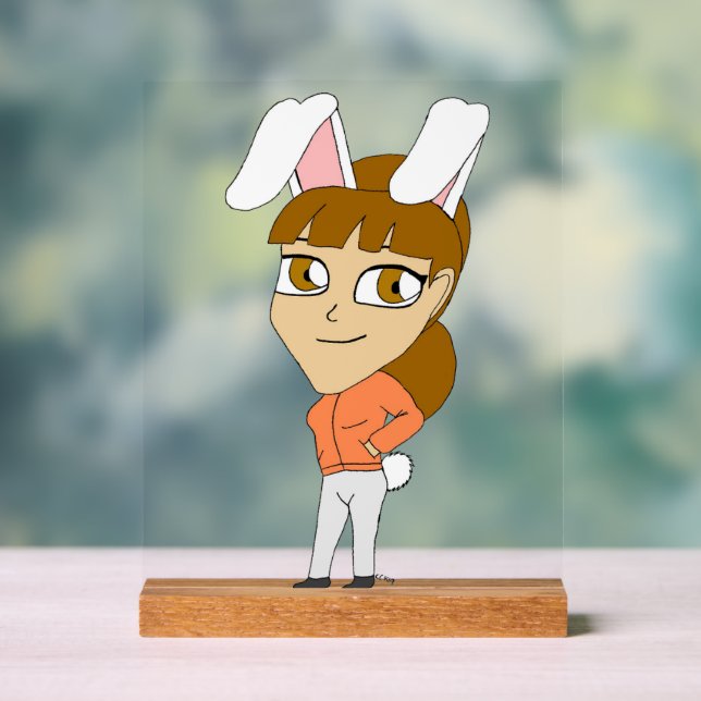 Panneau En Acrylique chibi bunnygirl (Neutre)