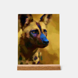 Panneau En Acrylique Chien sauvage africain