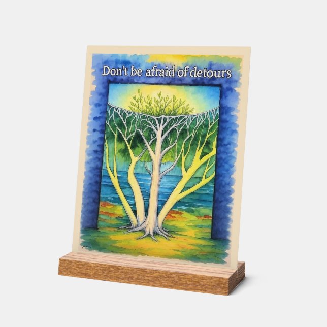 Panneau En Acrylique Citations (Angle)