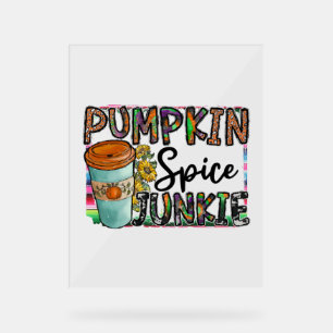 Panneau En Acrylique Citrouille Spice Junkie