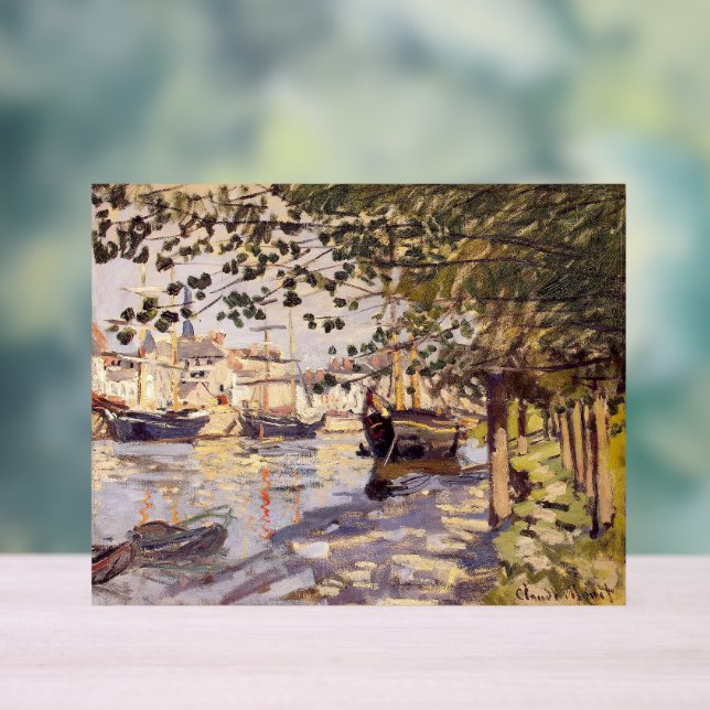 Panneau En Acrylique Claude Monet. La Seine à Rouen (Neutre)