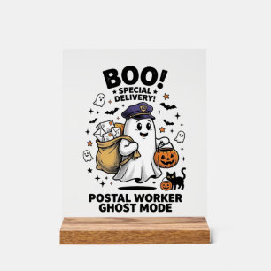 Panneau En Acrylique Conception de livraison d'Halloween en mode fantôm