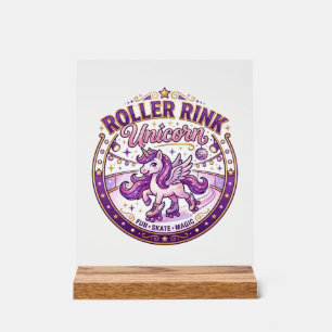 Panneau En Acrylique Conception de merchandising prête pour Unicorn Rol