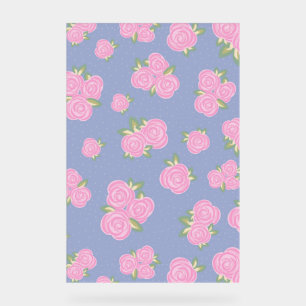 Panneau En Acrylique Conception de rose antique romantique