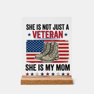 Panneau En Acrylique Conception de T-shirt de bottes militaires patriot