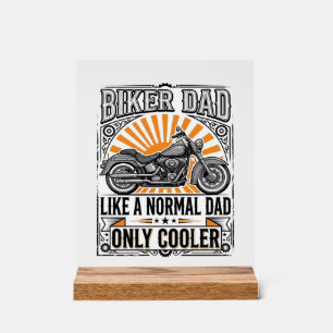 Panneau En Acrylique Conception de vecteur de moto vintage de papa mota