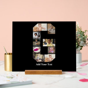 Panneau En Acrylique Concevez votre propre lettre G photo Collage