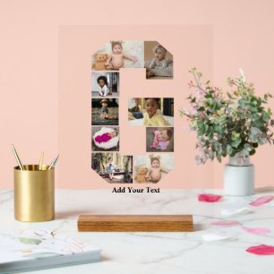 Panneau En Acrylique Concevez votre propre lettre G photo Collage