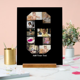Panneau En Acrylique Concevez votre propre lettre G photo Collage