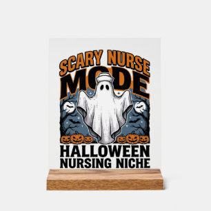 Panneau En Acrylique Costume de nurse effrayant Halloween Ghost Nursing