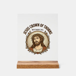 Panneau En Acrylique Couronne d'épines de Jésus Couronne d'épines botan