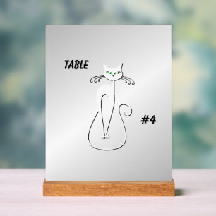 Panneau En Acrylique Couteau noir brillant - Yeux verts sur le texte ar