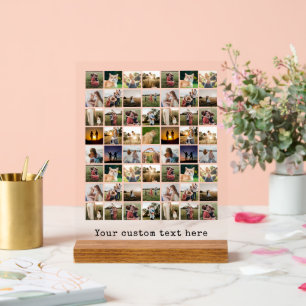 Panneau En Acrylique Créez votre propre collection photo personnalisée