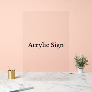 Panneau En Acrylique Créez Votre Propre Design Simple Personnalisé 20"