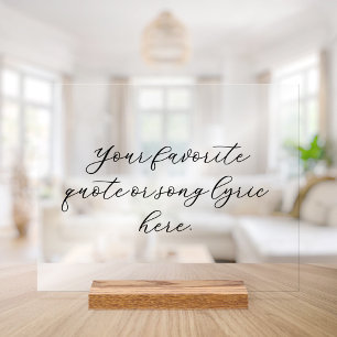 Panneau En Acrylique Créez votre propre devis