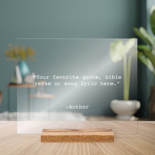 Panneau En Acrylique Créez votre propre devis