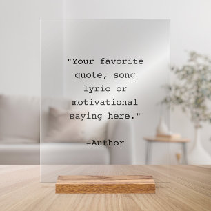 Panneau En Acrylique Créez votre propre devis