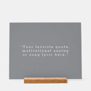 Panneau En Acrylique Créez votre propre devis