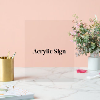 Panneau En Acrylique Créez Votre Propre Enseigne Acrylique Personnalisé