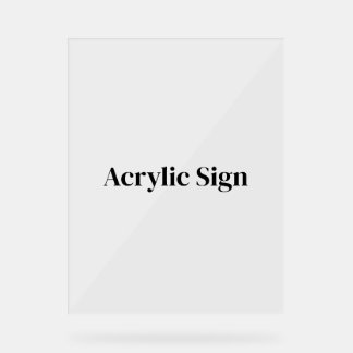 Panneau En Acrylique Créez votre propre enseigne en acrylique personnal