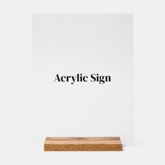 Panneau En Acrylique Créez votre propre enseigne personnalisée en bois