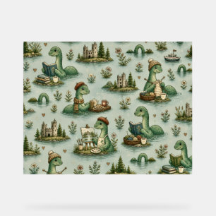 Panneau En Acrylique Cryptides confortables Nessie Monstre du Loch Ness