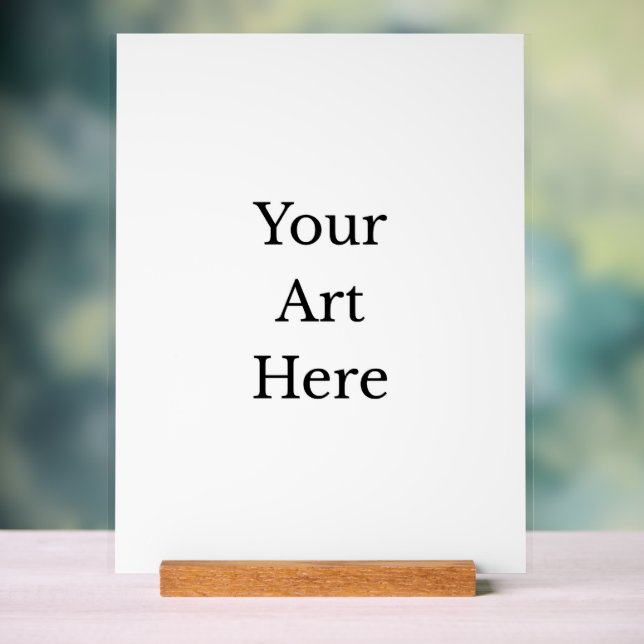 Panneau En Acrylique Custom Print Multiple Sizes (Neutre)