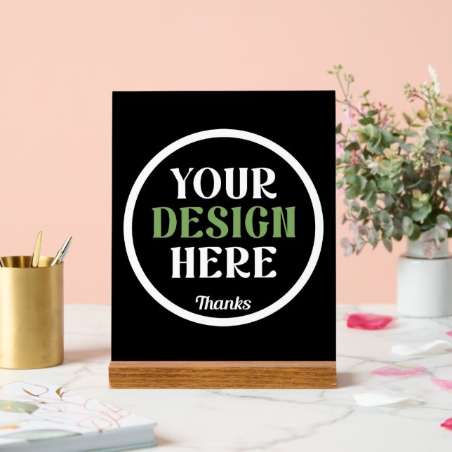 Panneau En Acrylique custom, unique, sleek & minimalist (Mariage)