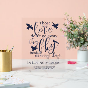 Panneau En Acrylique Dans le Mariage de mémoire Love