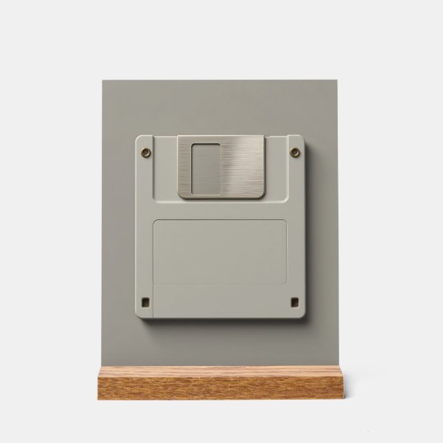 Panneau En Acrylique Data Dreams: The Floppy Disk Revival (Recto)