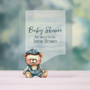 Panneau En Acrylique Décontracté Charming Baby shower Thème Acrylique S