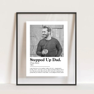 Panneau En Acrylique Définition du dictionnaire de papa avec photo