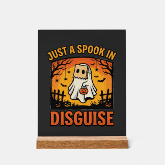 Panneau En Acrylique Déguisement de fantôme Halloween