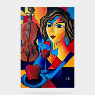 Panneau En Acrylique Déjeuner avec des Couleurs